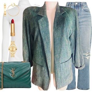 OVERSIZED VINTAGE STATEMENT BLAZER